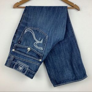 Rock & Republic Men's Bootcut Denim Jeans 34/30